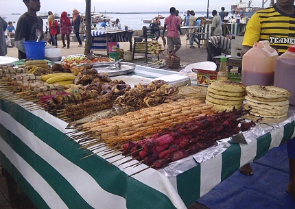 Forodhani Market in Zanzibar