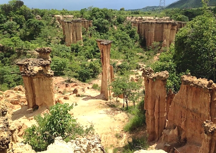 Sandstone Pillars at Isimila