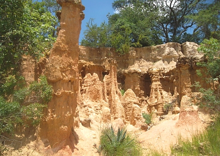 Sandstone Pillars at Isimila